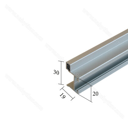 Madlo Modern WIDE na širokú štetinu 0099 2,7m, hliník /Laguna