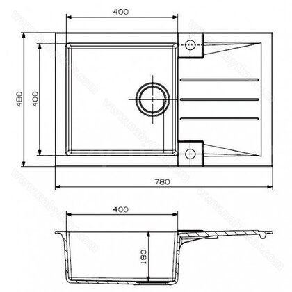 Drez Rock 130 + pop-up sifón /Alveus Drez Rock 130 + pop-up sifón /Alveus