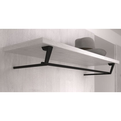 Vešiak Z-6841A-590 P61 , čierna matná / Nomet