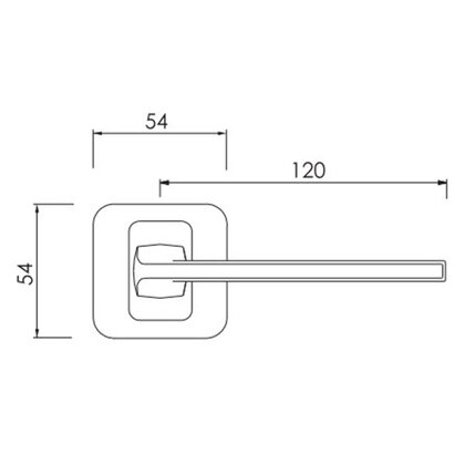 Kľučka PEM T-1421-120