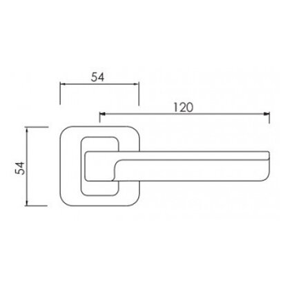 Kľučka ALEX T-1411-120