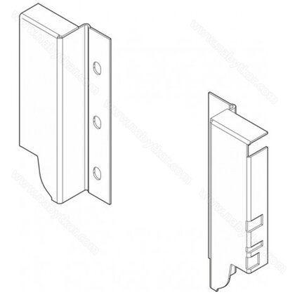 Držiak chrbta Z30K000S pre bočnice "K" bez relingu / Blum 