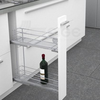 Cargo košík "15" GREEN LINE 002G, 110x495x520 mm, bočný-s tlmením / SIGE Cargo košík "15" GREEN LINE 002G, 110x495x520 mm, bočný-s tlmením / SIGE