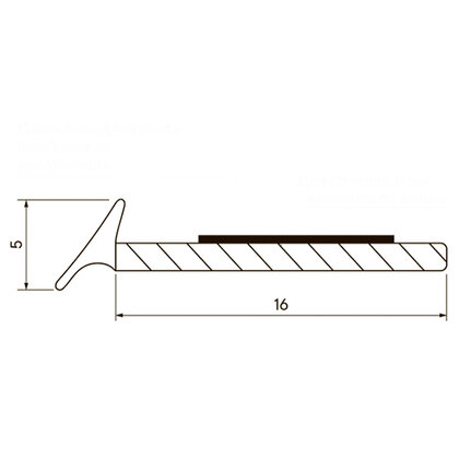 Lišta tesn.na prac.dosku a zástenu / Rehau (1ks:5 bm) Lišta tesn.na prac.dosku a zástenu / Rehau (1ks:5 bm)