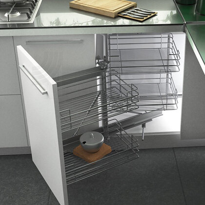 Cargo Rohový predný GREEN LINE 350,s tlmením,860x500x600/850 mm, Antracit / SIGE Cargo Rohový predný GREEN LINE 350,s tlmením,860x500x600/850 mm, Antracit / SIGE