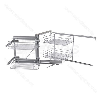 Cargo Rohový predný GREEN LINE 350,s tlmením,1160x500x600/850 mm, chróm / SIGE Cargo Rohový predný GREEN LINE 350,s tlmením,1160x500x600/850 mm, chróm / SIGE