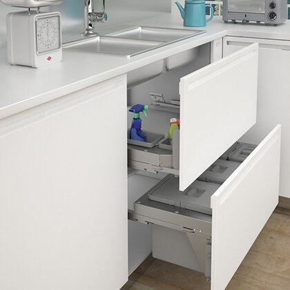 Odpadkový kôš 700B, s tlm. a uch. sivý / SIGE Odpadkový kôš 700B, s tlm. a uch. sivý / SIGE