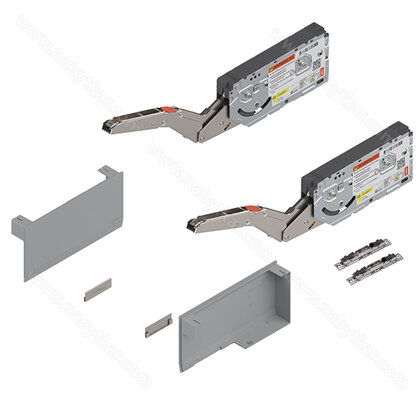 SET-AVENTOS HK-2500 top, DTD Uchyty+krytky, SIVÝ