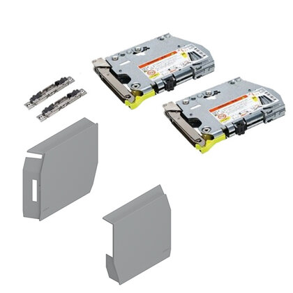 SET- AVENTOS HK-S "E"', DTD Uchyty+krytky, SIVÝ