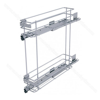 Cargo košík "15" GREEN LINE 002G, bočný-s tlmením,110x450x520 mm, chróm / SIGE Cargo košík "15" GREEN LINE 002G, bočný-s tlmením,110x450x520 mm, chróm / SIGE