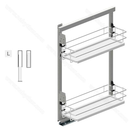 MAXIMA EVO 2  MINI 20X50-2P.,BOČNÝ,Ľ. chróm - biely /Rejs