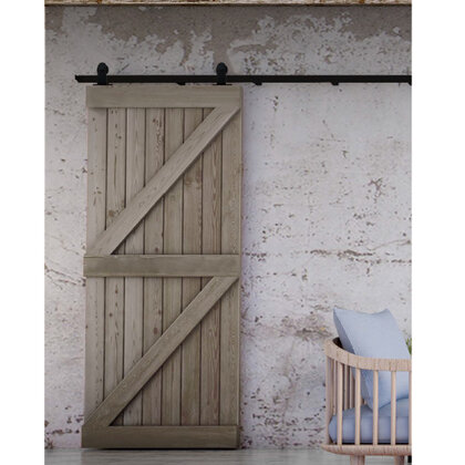 Zostava LOFT ART bez regulácie - 1 dverová na 100 kg + 2m kolaj /Laguna