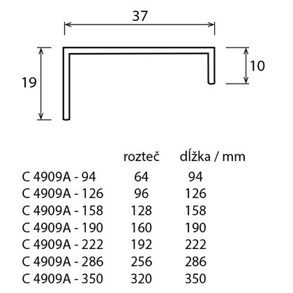 Madlo VERA C-4909A - G2 chróm