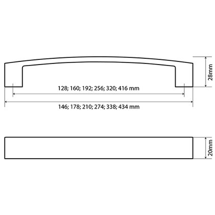Madlo UU24L31 čierny mat. /Gamet