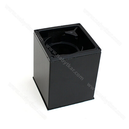 Nábytk.noha 080x080 h- 100mm, čierna Nábytk.noha 080x080 h- 100mm, čierna