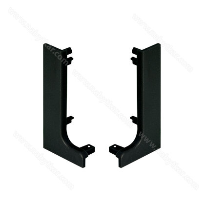 Gripless - koncovka na profil typ-"L" čierna, plast