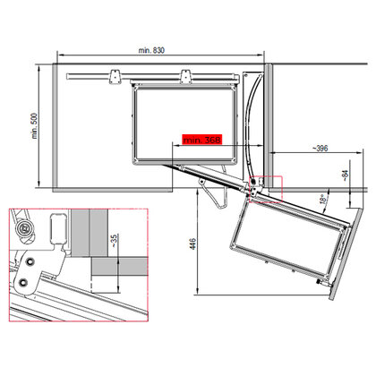MAXIMA EVO 2 MAGIC 900,ROHOVÝ-PREDNÝ, chróm-biely /Rejs