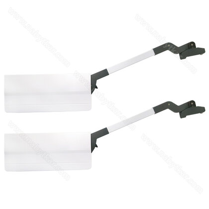 TOP-STAYS ST, výška zostavy 650-729 mm, váha dierok 11,5-19,8 kg, biele krytky /DTC TOP-STAYS ST, výška zostavy 650-729 mm, váha dierok 11,5-19,8 kg, biele krytky /DTC