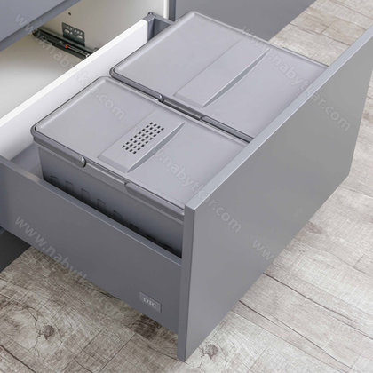 Kôš na odpadky 540-500 x 490-400 x 270, 35l.antracit,do 600 mm /Irone