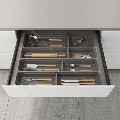 Príborník LUX do 600mm (550x490x60) antracit