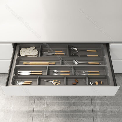 Príborník LUX do 900mm (850x490x60) antracit