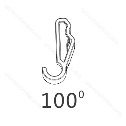 Obmedzovač uhla otvorenia pre TOP-STAYS SQ 100° / DTC Obmedzovač uhla otvorenia pre TOP-STAYS SQ 100° / DTC