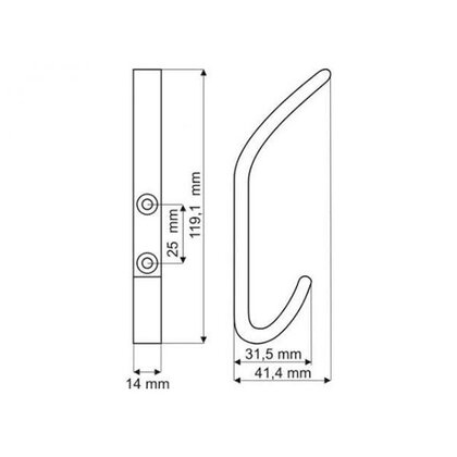 Náb. vešiak WA02 / Gamet