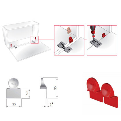 Vymedzovač pre záves KIMANA  Vymedzovač pre záves KIMANA