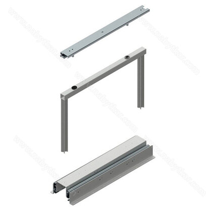 MAXIMA - Výsuv horný a dolný REJS do potr.košov Maxi-midi,80 kg,mal.striebro DS/Rejs MAXIMA - Výsuv horný a dolný REJS do potr.košov Maxi-midi,80 kg,mal.striebro DS/Rejs