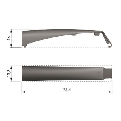 K-PUSH TECH systém na dvierka naložený silný 37mm biely K-PUSH TECH systém na dvierka naložený silný 37mm biely