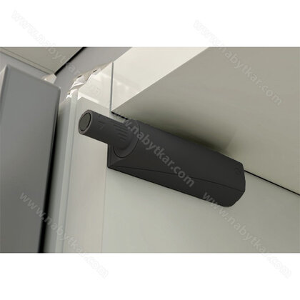 K-PUSH TECH systém na dvierka naložený silný 20mm antracit K-PUSH TECH systém na dvierka naložený silný 20mm antracit