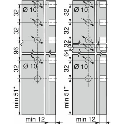Legrabox, bočnice 770F5002S biele, 500 mm /Blum Legrabox, bočnice 770F5002S biele, 500 mm /Blum