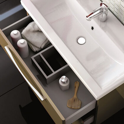 Evo organizér - zásuvková stena hranatá na sifón