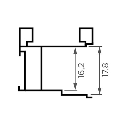 Madlo ETA WIDE 18 na nasúvaciu štetinu /Laguna