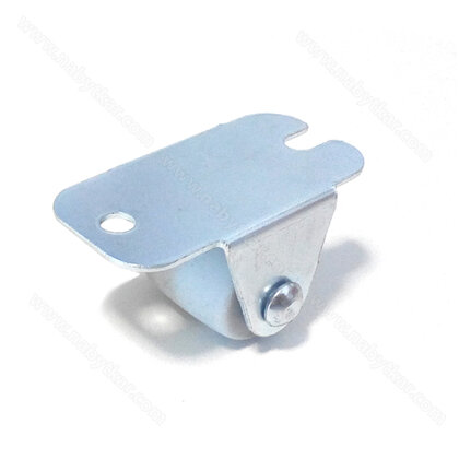 Nábytkové  koliesko jednoduché v-2,2 pogumované, sivé