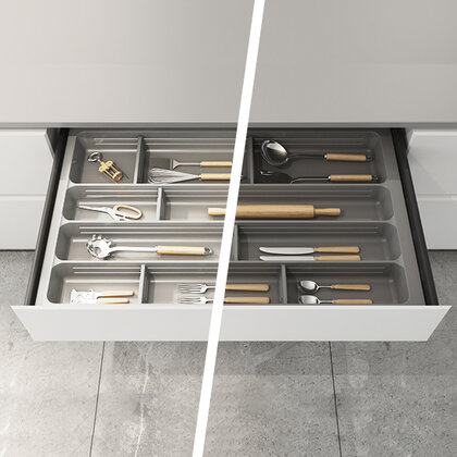 Príborník LUX do 800mm (750x490x60) - komplet