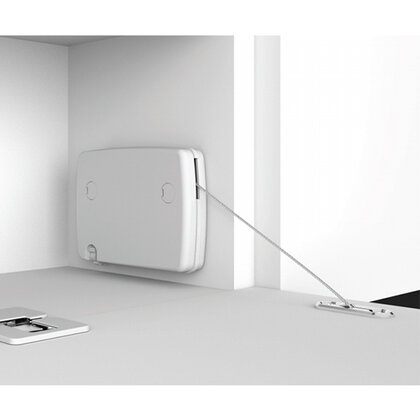 Nanowinch sklopný mech.pružina, pre max. vysku 200 mm, SOFT zatváranie, biely