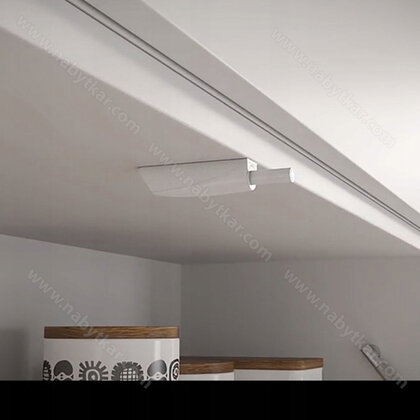 K-PUSH TECH systém na dvierka naložený silný 37mm s magnetom, biely K-PUSH TECH systém na dvierka naložený silný 37mm s magnetom, biely