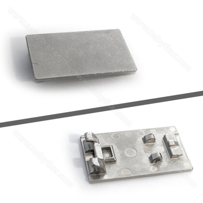 Platnička CRISTALLO 70T4568C mat. nikel pre skl.matné dvierka a zrkadlá /Blum