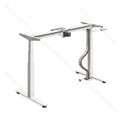 Kancelárska podnož ELPO 130 elektr. nastavitelná,  rovná, biela