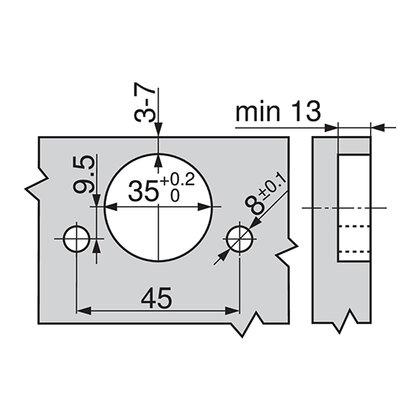 Záves Clip Top Blumotion 110° INSERTA naložený  s pružinou  71B3590 / Blum Záves Clip Top Blumotion 110° INSERTA naložený  s pružinou  71B3590 / Blum