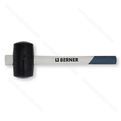 Gumové kladivo čierne fi 40mm / Berner