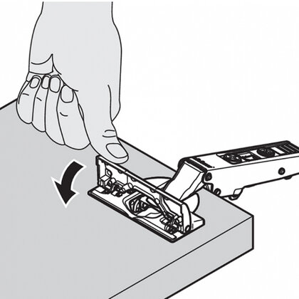 Záves Clip Top Blumotion priamy INSERTA  s perom  79B9590 / Blum