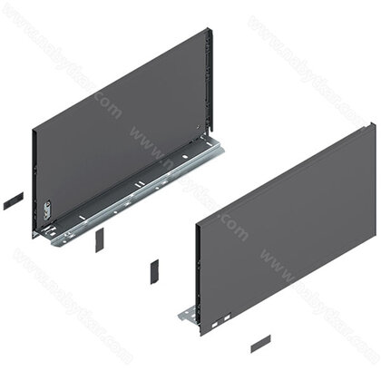 Legrabox, bočnice 770F4502S Orion sivá matná, 450 mm /Blum