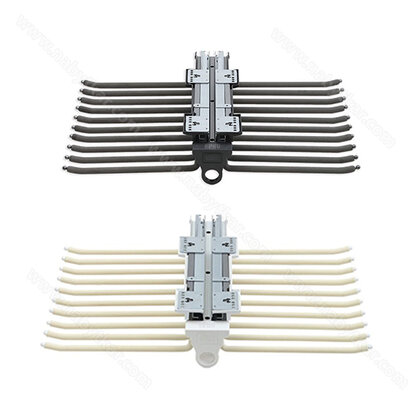 Výsuvný vešiak s tlmením 2 ramenný na nohavice typ V pre širku 700mm 