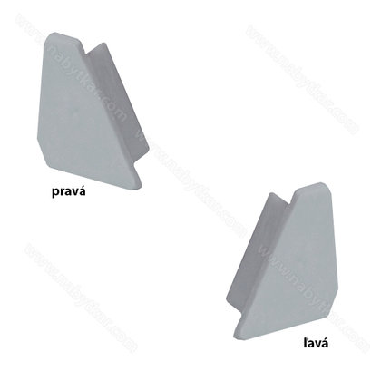 LED PROFIL - 16x13mm Rohový, Profil - hliník, koncovka sivá /CP LED PROFIL - 16x13mm Rohový, Profil - hliník, koncovka sivá /CP