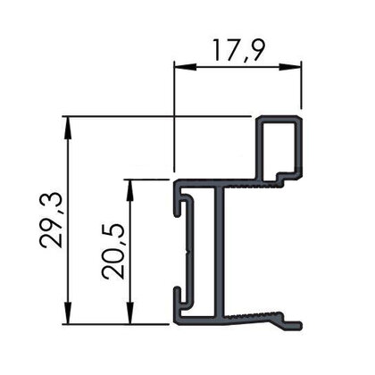 Madlo Modern WIDE na širokú štetinu 0099 2,7m /Laguna Madlo Modern WIDE na širokú štetinu 0099 2,7m /Laguna
