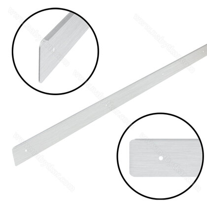 LPD QUATRO 2obl. 38x900-R4.5, Koncova - L, INOX LPD QUATRO 2obl. 38x900-R4.5, Koncova - L, INOX