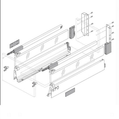 T- box ANTARO uchyt. sklenenej bočnice Z36C0080
