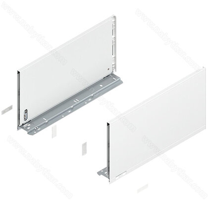 Legrabox, bočnice 770F4502S biele, 450 mm /Blum